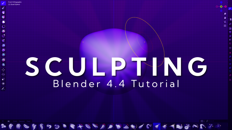 Sculpting in Blender 4.4
