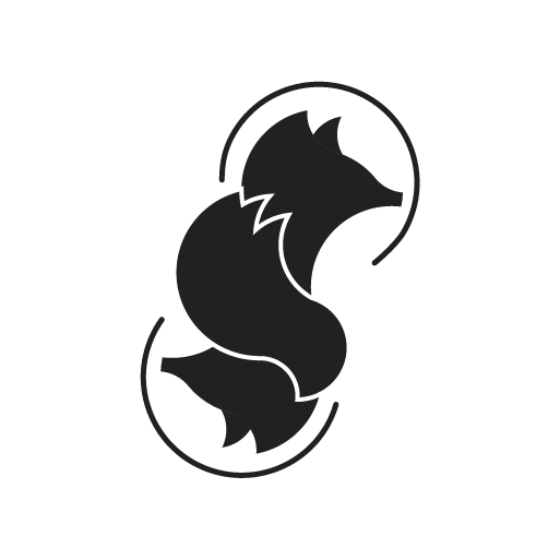 fox logo negative
